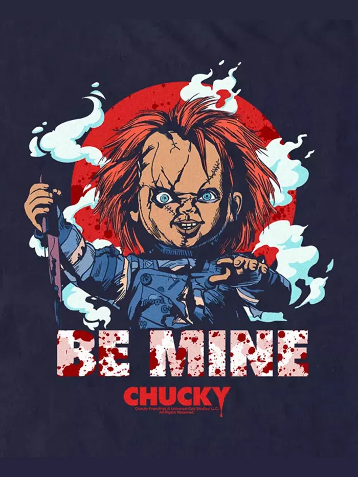 Мужская футболка Chucky Be Mine с коротким рукавом Fifth Sun — изображение 3 из 3, синий