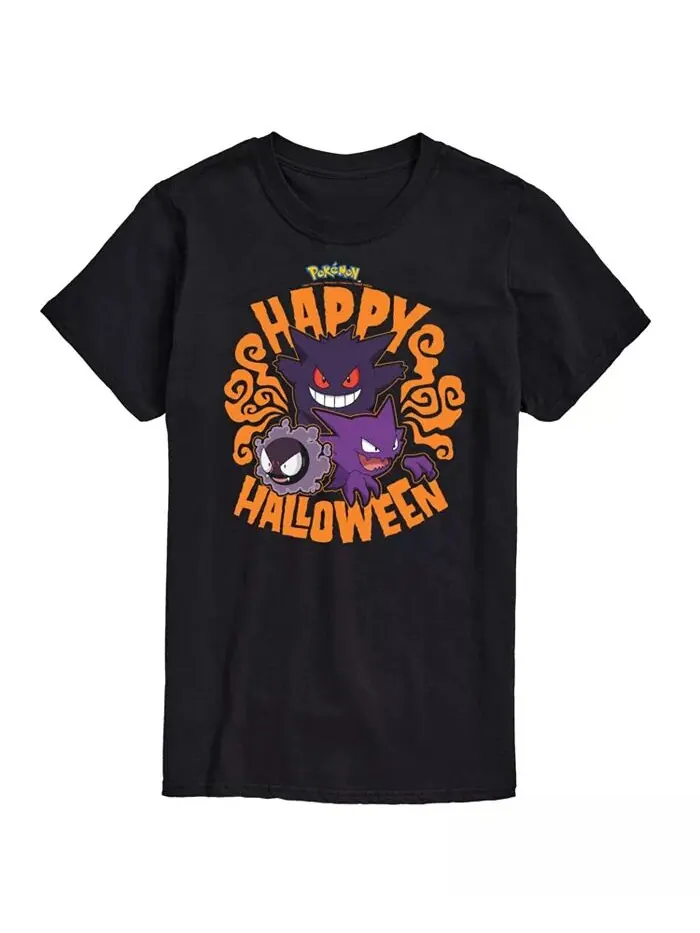 Мужская футболка Pokemon Happy Halloween AIRWAVES — изображение 1 из 2, черный