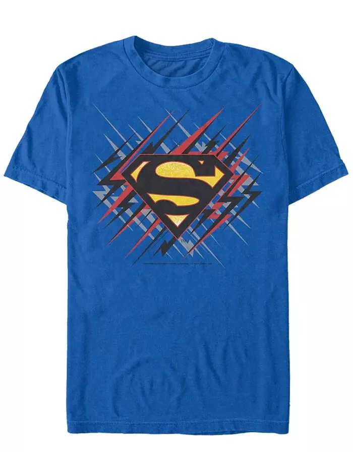 Футболка с коротким рукавом с логотипом DC Superman Lightning Bolt Fifth Sun — изображение 1 из 1