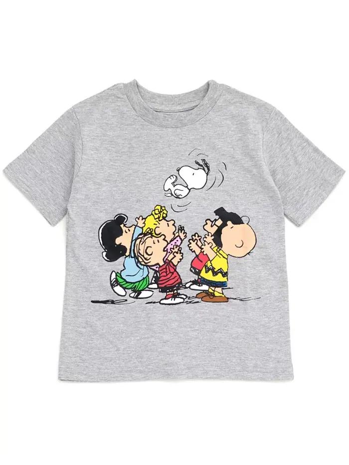 Мальчиковые футболки Woodstock Snoopy Charlie Brown, 3 штуки Peanuts — изображение 3 из 7, зеленый