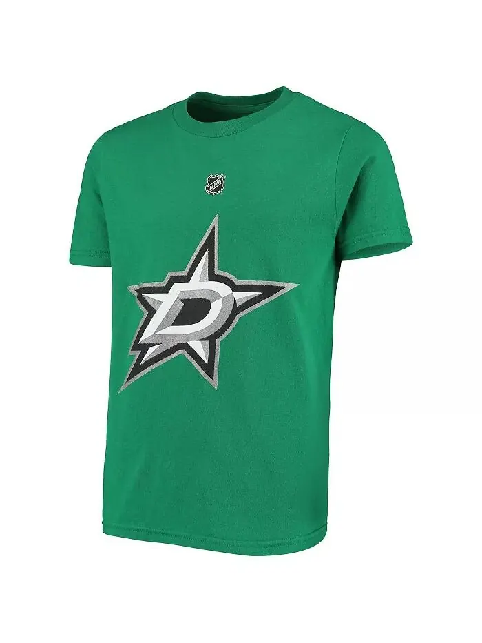 Футболка с именем и номером игрока Big Boys Tyler Seguin Kelly Green Dallas Stars Outerstuff — изображение 2 из 3