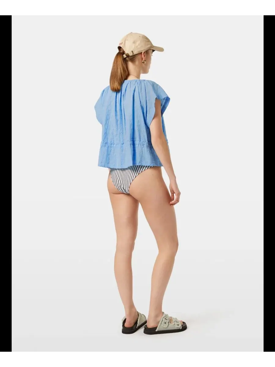 Женский топ Scotch and Soda Broderie SCOTCH & SODA — изображение 2 из 3, светлый синий