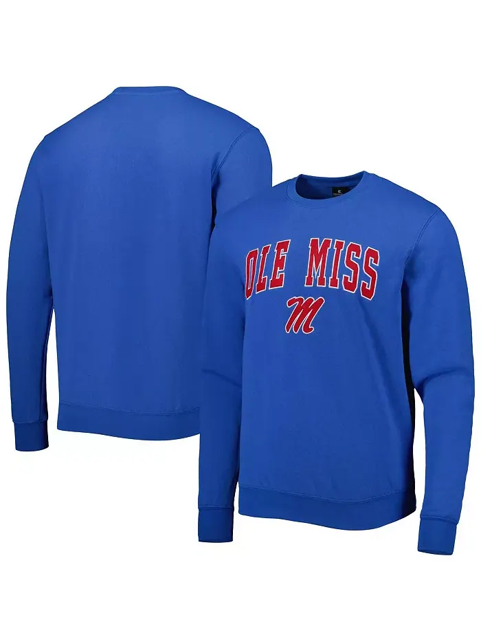 Мужская толстовка Ole Miss Rebels с арочным логотипом Colosseum — изображение 1 из 5, синий