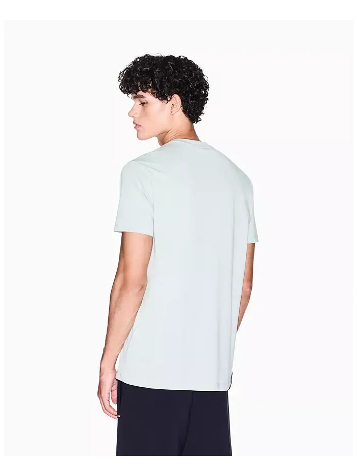 Мужская футболка с принтом на груди A|X Armani Exchange — изображение 4 из 5, синий