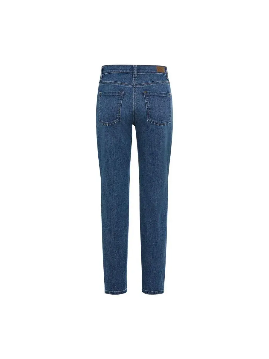 Женские джинсы Mona Fit Slim Olsen — изображение 7 из 7, синий джинсовый синий