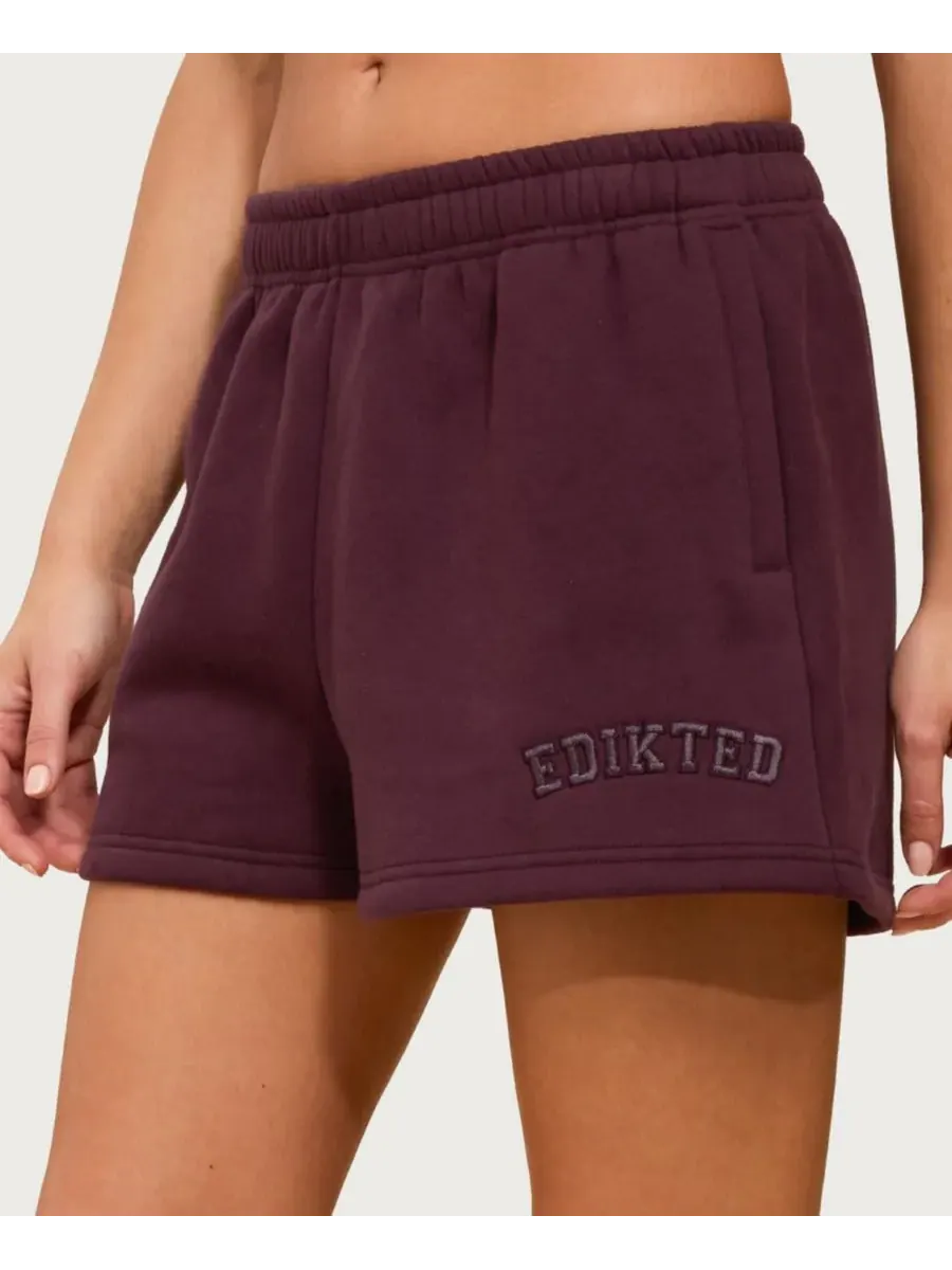 Женские спортивные шорты Edikted Girl — изображение 4 из 5, сливавый