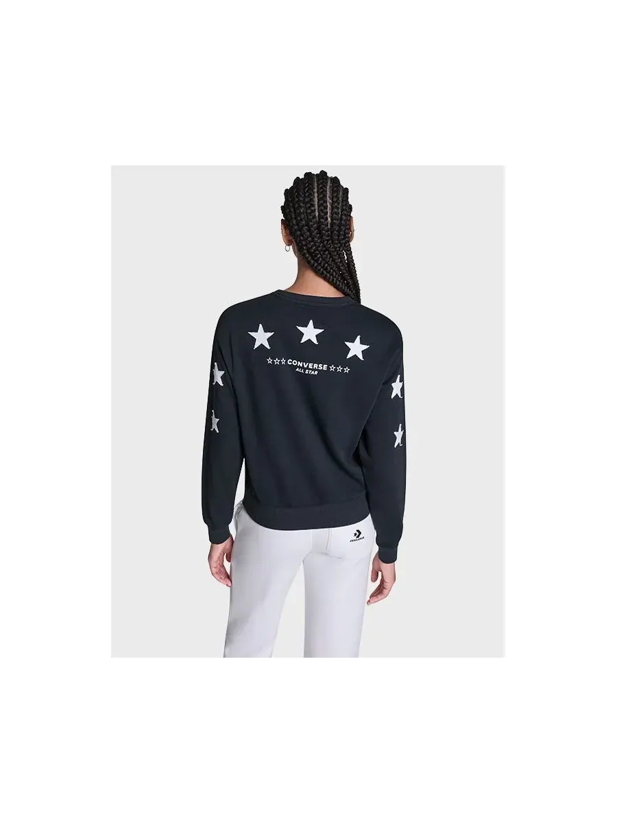 Женская толстовка Knock Out Converse — изображение 2 из 6, черный