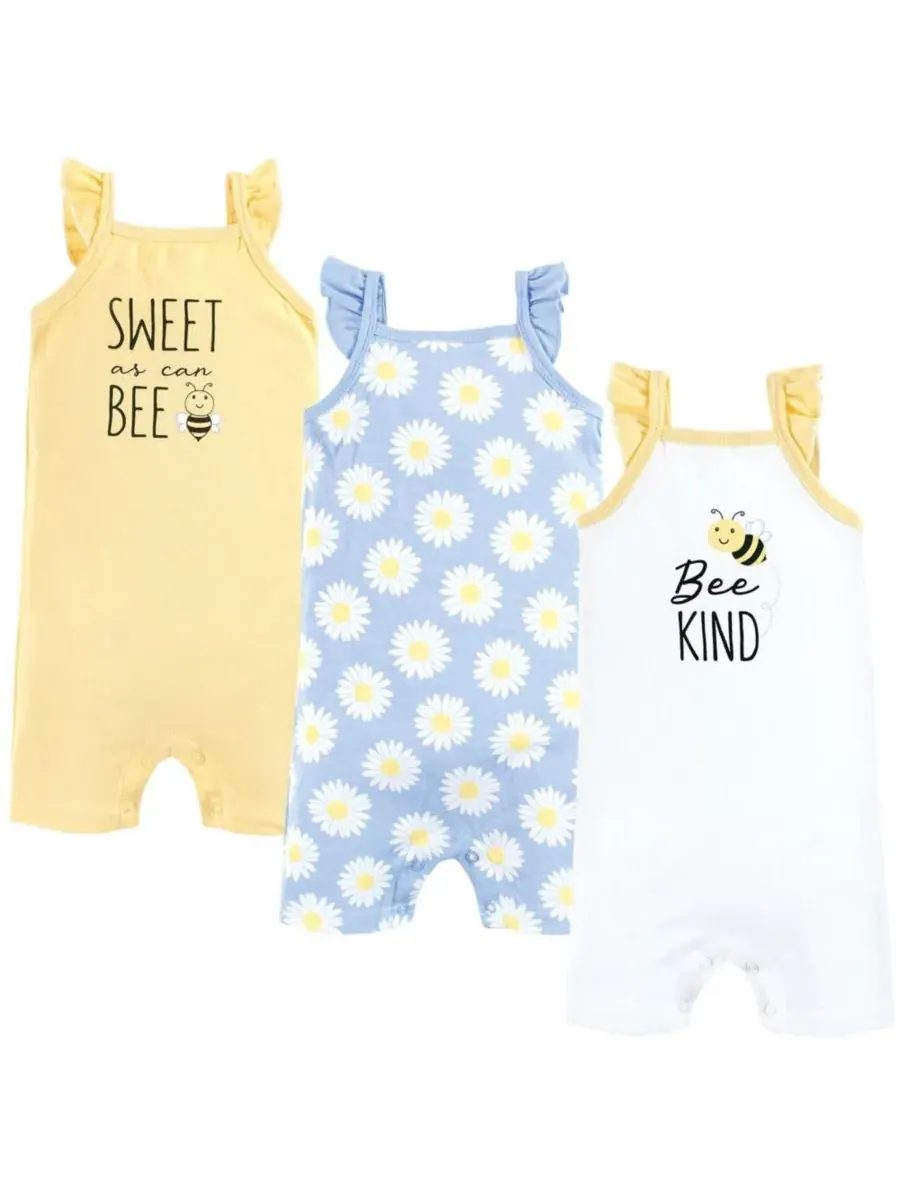 Хлопковые комбинезоны Hudson Baby, Bee Kind — изображение 1 из 1