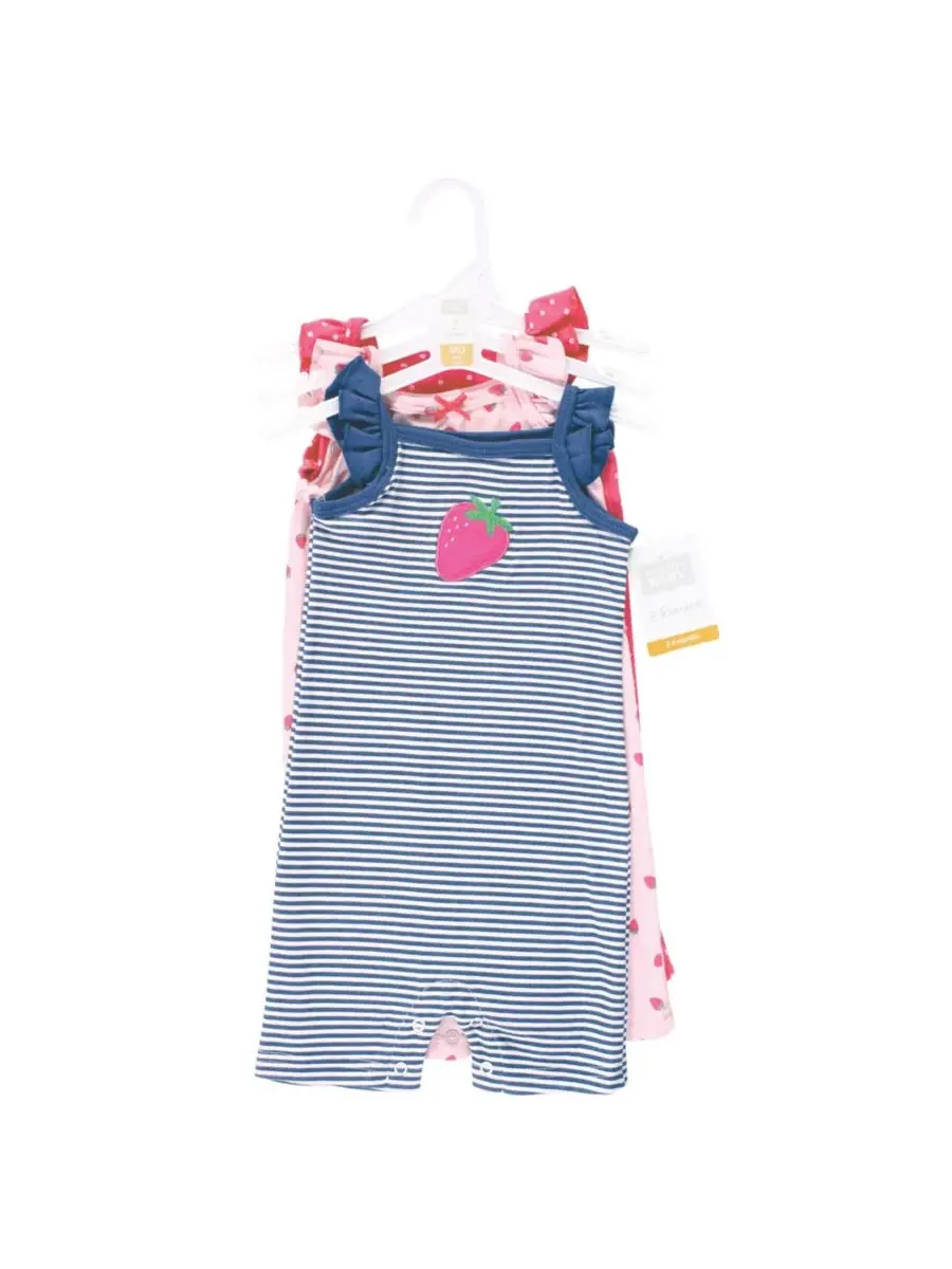 Хлопковые комбинезоны Hudson Baby — изображение 4 из 5, розовый
