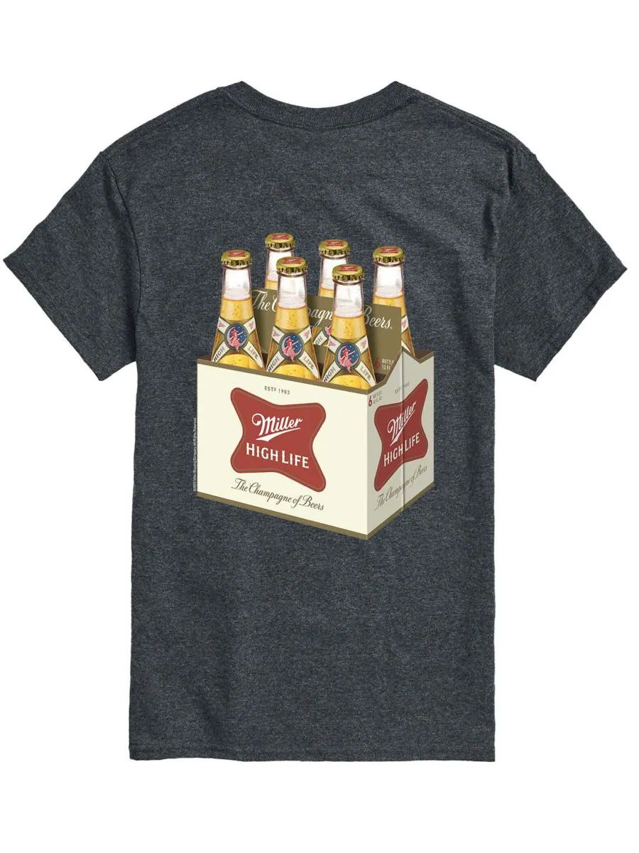 Мужская футболка с коротким рукавом Miller High Life Core AIRWAVES — изображение 2 из 3, серый