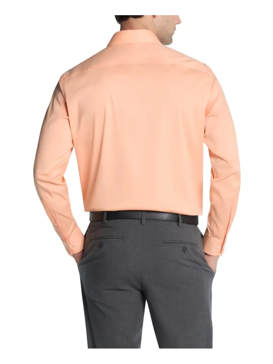 Мужская рубашка из эластичной ткани стандартного кроя Van Heusen — изображение 2 из 3, папайя