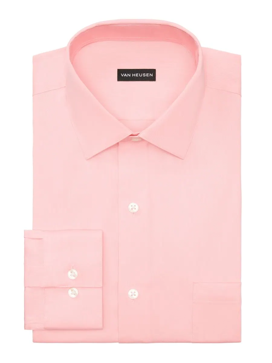 Мужская рубашка из эластичной ткани стандартного кроя Van Heusen — изображение 3 из 3, розовый