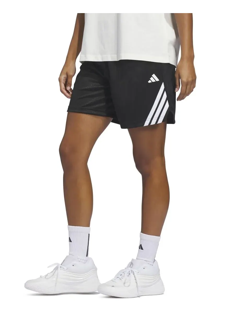 Женские баскетбольные шорты с тремя полосками Adidas