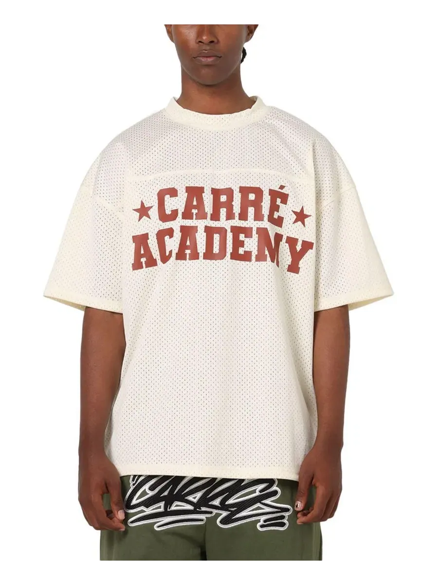 Футболка с сетчатой вставкой Star Academy Mesh CARRE — изображение 1 из 3, белый