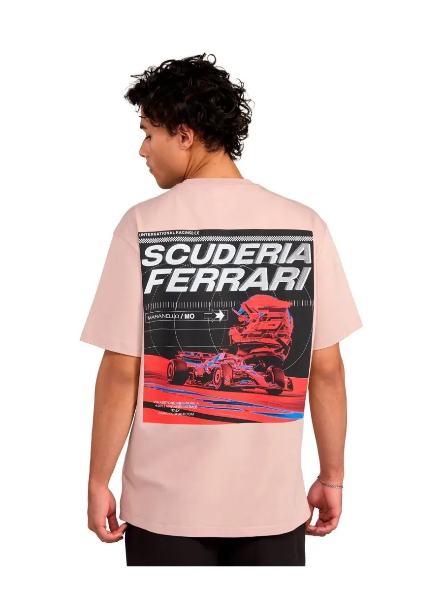 Мужская футболка с коротким рукавом Ferrari Speed Puma — изображение 1 из 3, розовый