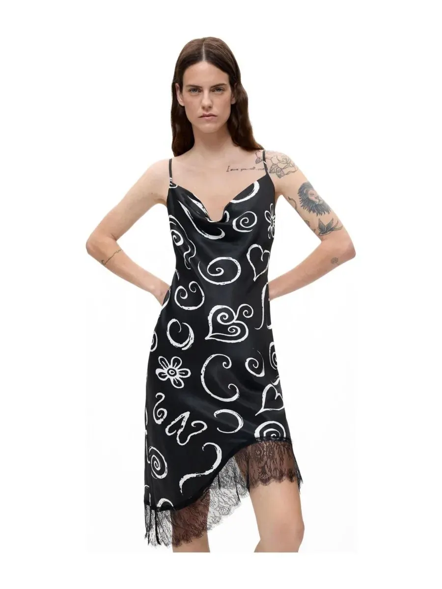 Платье без рукавов с V-образным вырезом Desigual