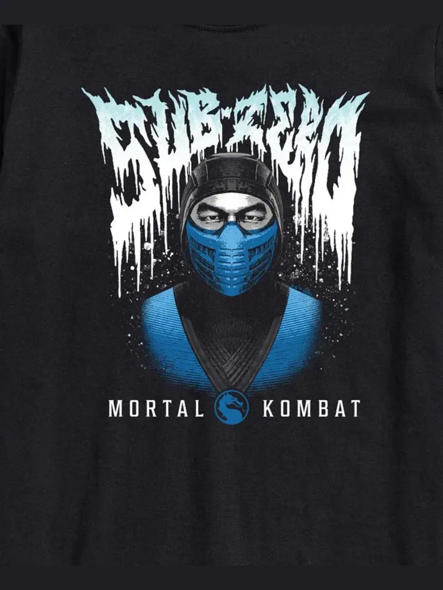 Футболка с принтом Sub Zero Metal AIRWAVES — изображение 3 из 3, черный