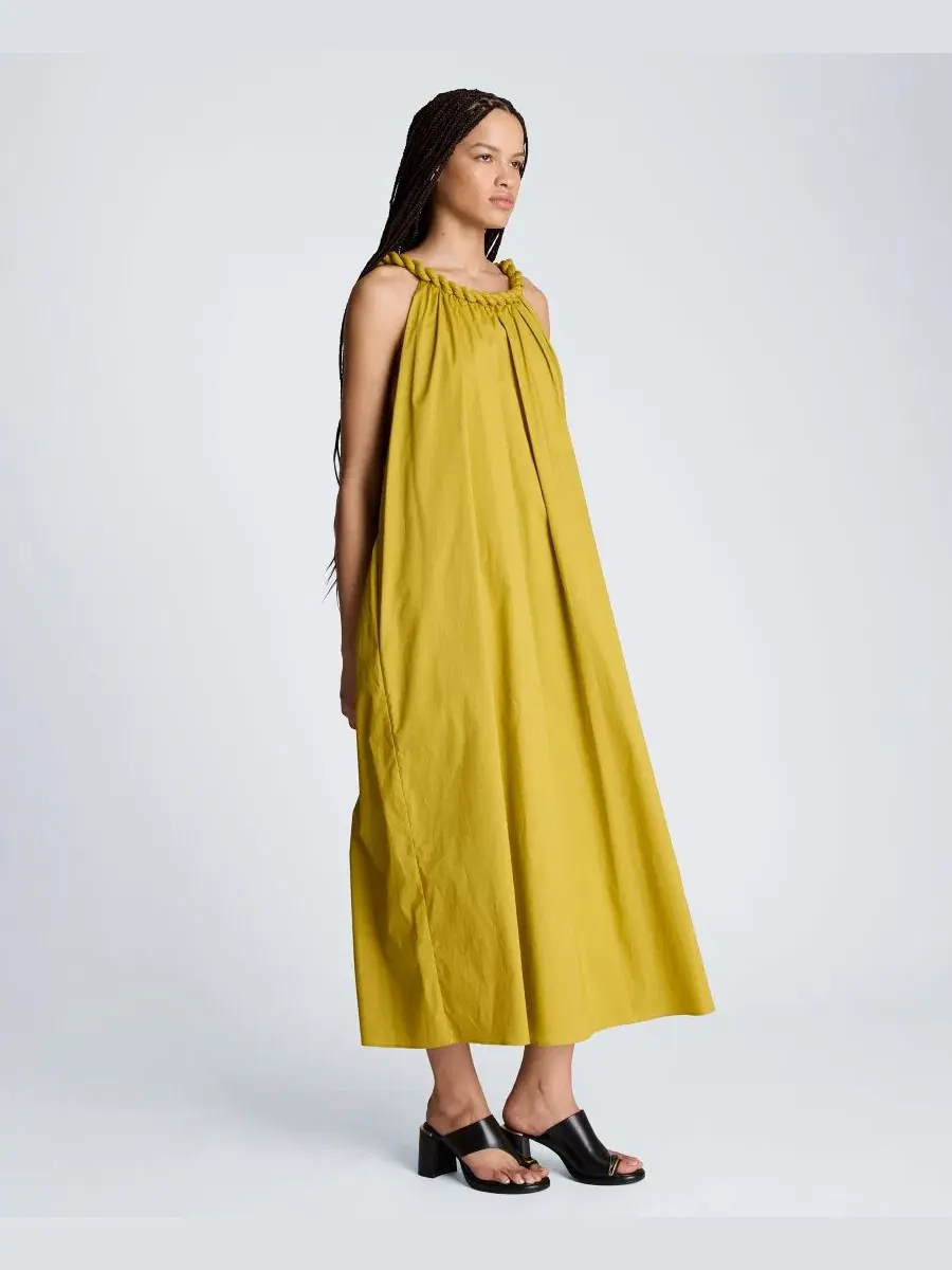 Макси-платье с вырезом лодочка Kenneth Cole, Pear — изображение 5 из 9