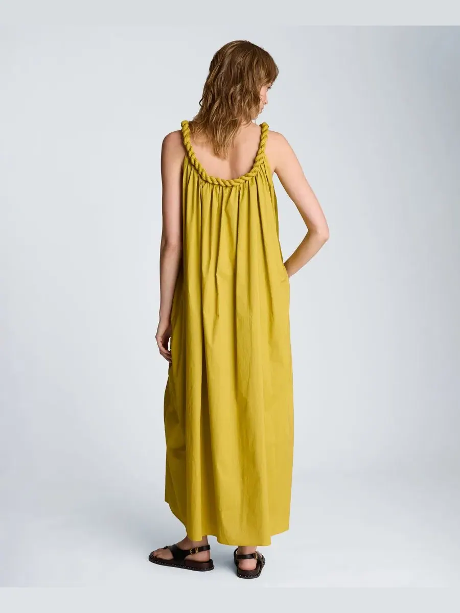 Макси-платье с вырезом лодочка Kenneth Cole, Pear — изображение 9 из 9