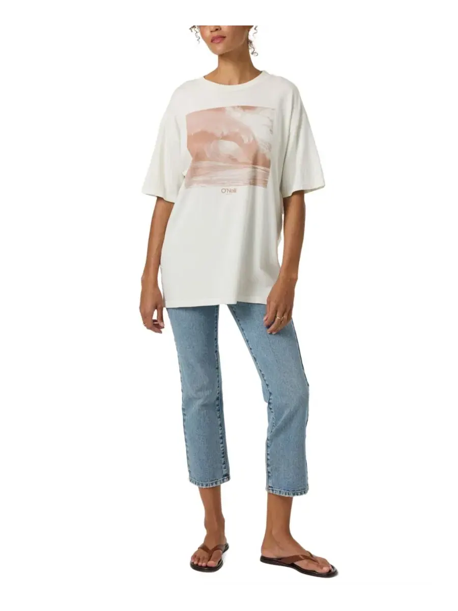 Футболка Oversized из хлопка O'Neill — изображение 1 из 5, тофу