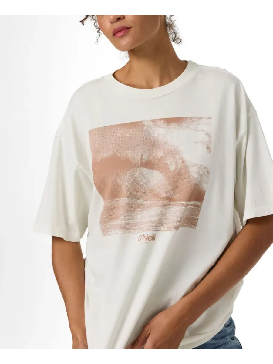 Футболка Oversized из хлопка O'Neill — изображение 4 из 5, тофу
