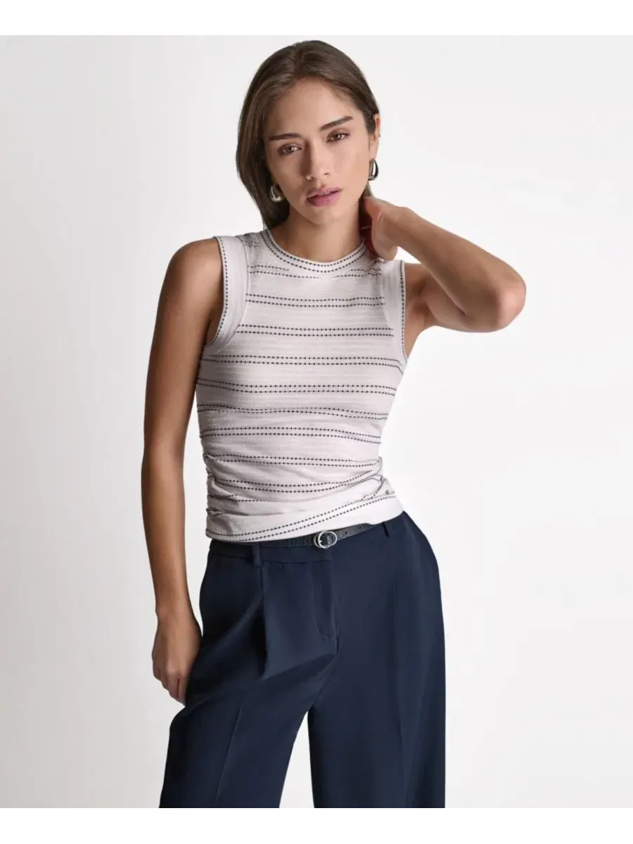Топ без рукавов с круглым вырезом BCBG — изображение 1 из 6