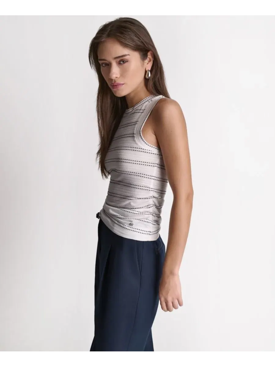 Топ без рукавов с круглым вырезом BCBG — изображение 3 из 6