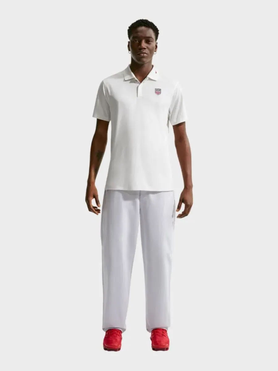 Футболка-поло Dri-FIT сборной США по футболу Nike — изображение 1 из 5, белый
