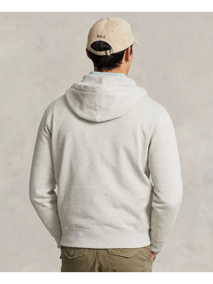 Худи из хлопкового флиса Polo Ralph Lauren, Light Spring Heather — изображение 2 из 11