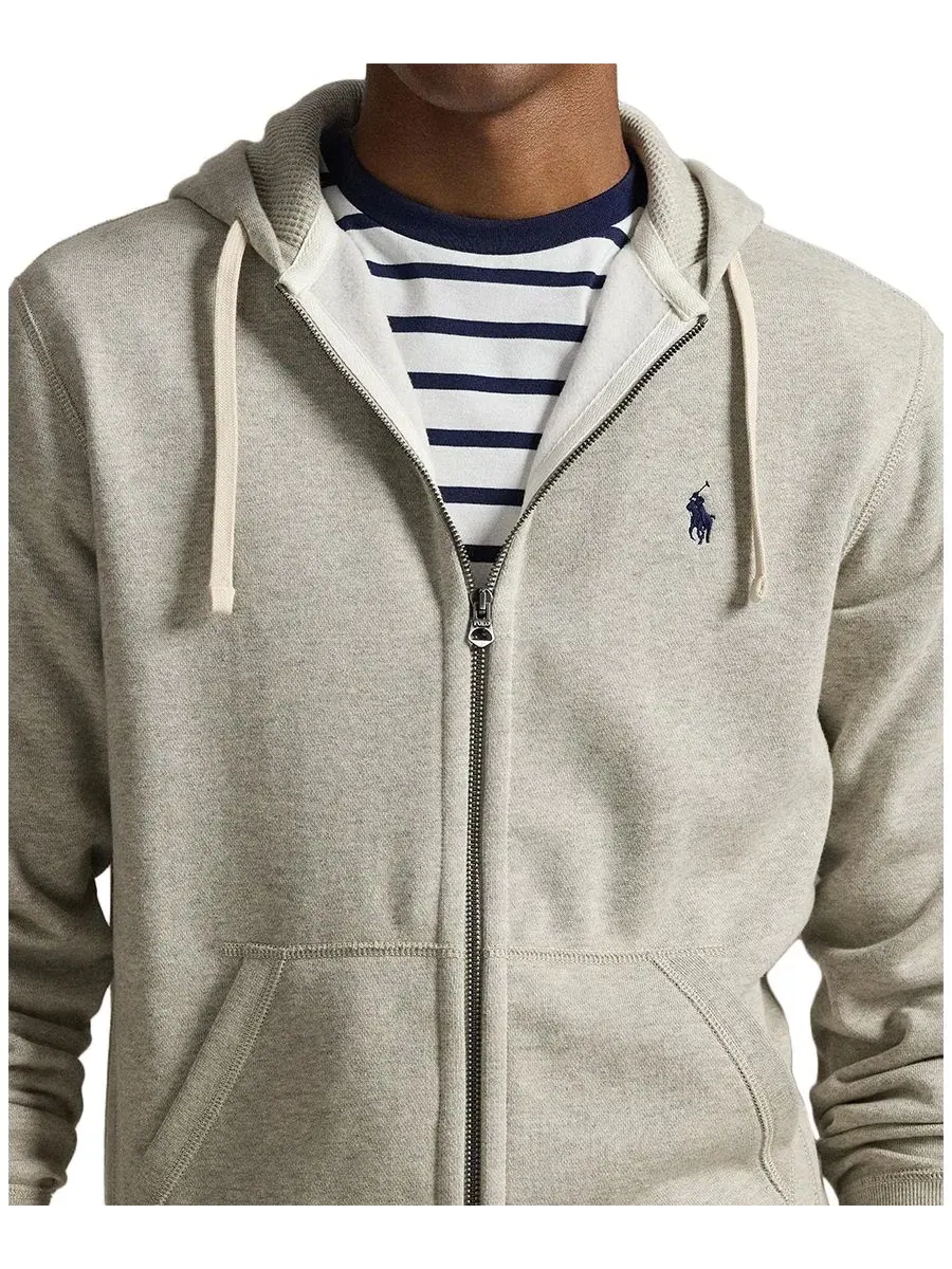 Худи из хлопкового флиса Polo Ralph Lauren, Light Spring Heather — изображение 4 из 11