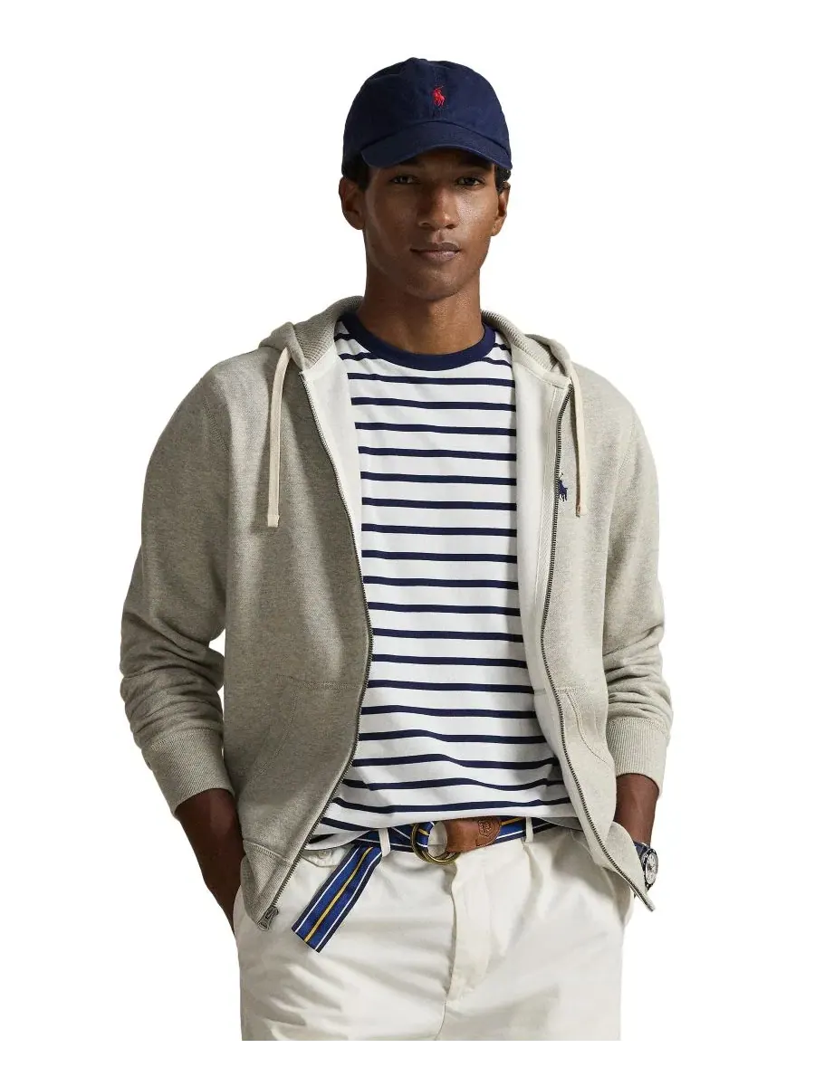 Худи из хлопкового флиса Polo Ralph Lauren, Light Spring Heather — изображение 5 из 11