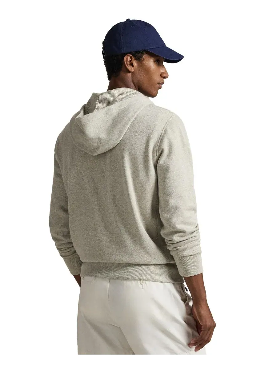 Худи из хлопкового флиса Polo Ralph Lauren, Light Spring Heather — изображение 7 из 11