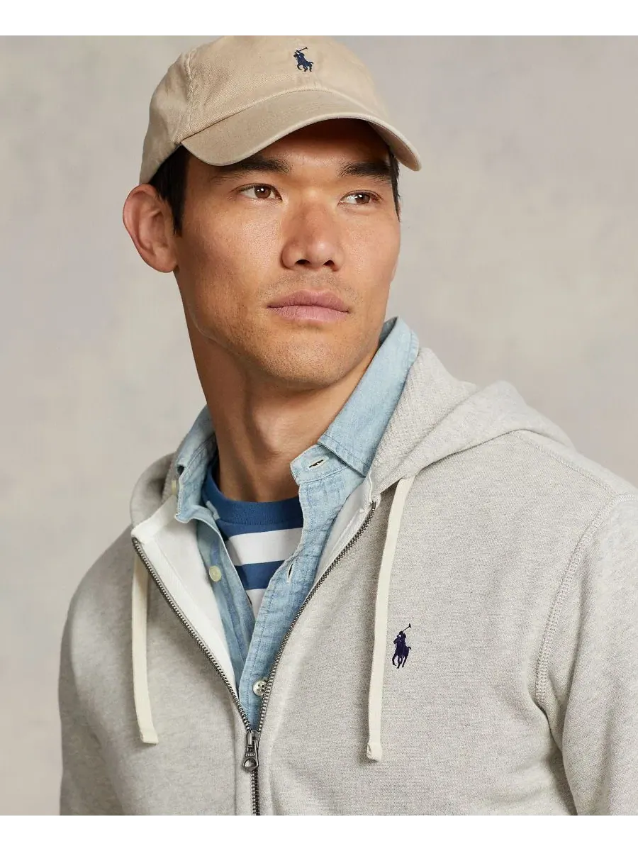 Худи из хлопкового флиса Polo Ralph Lauren, Light Spring Heather — изображение 9 из 11