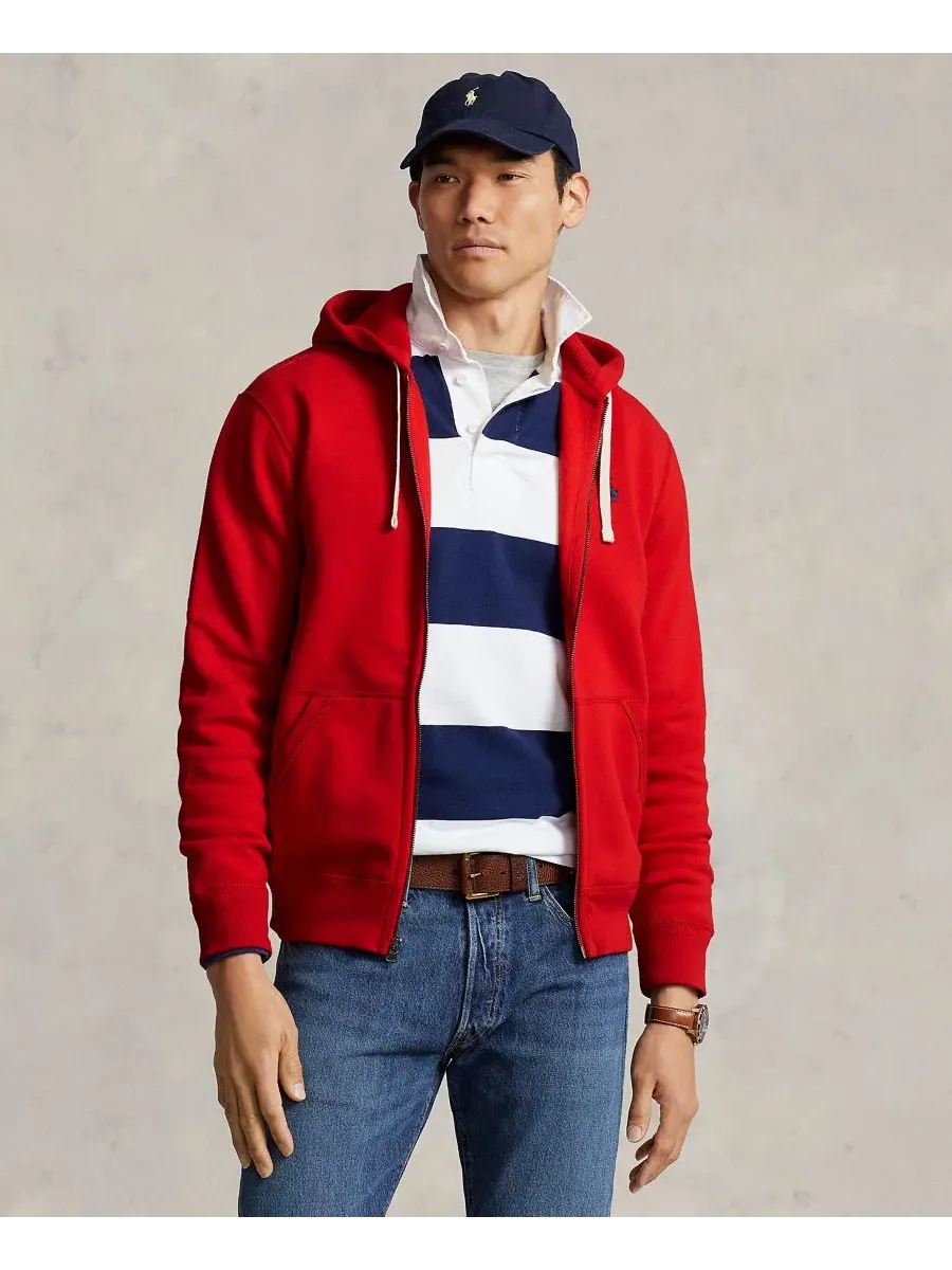 Худи из хлопкового флиса, коллекция для мужчин и детей Polo Ralph Lauren