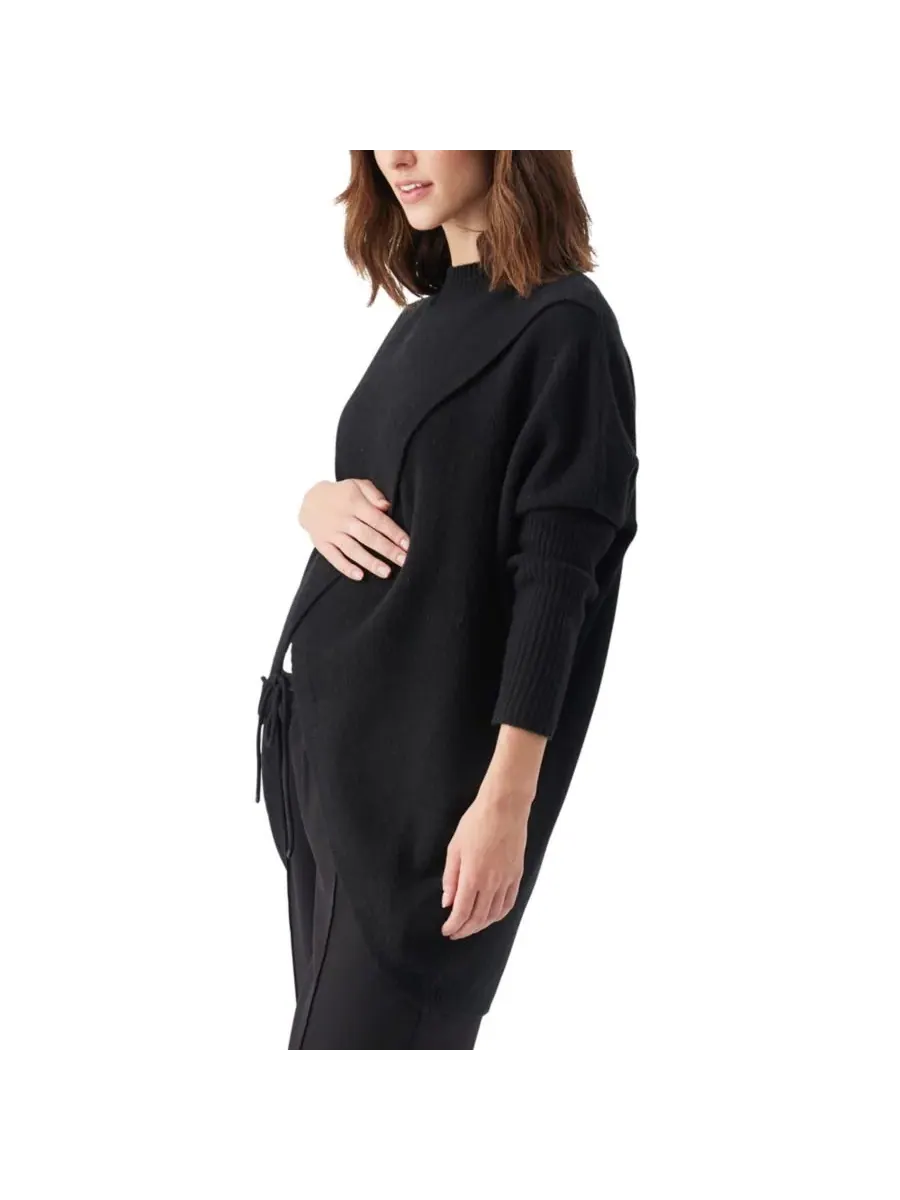 Вязаный комплект для беременных Hallie Cross Over Ripe Maternity — изображение 4 из 6, черный
