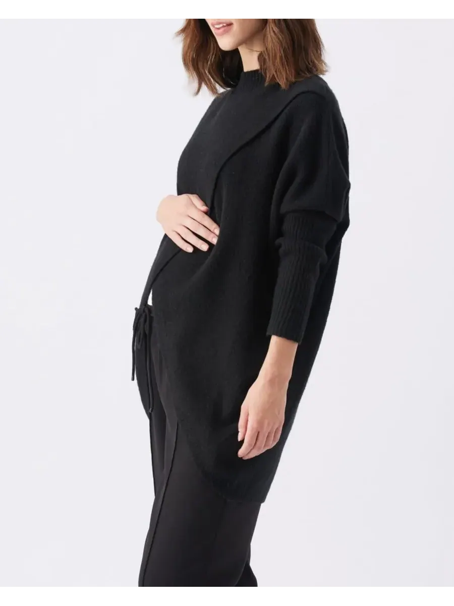 Вязаный комплект для беременных Hallie Cross Over Ripe Maternity — изображение 5 из 6, черный