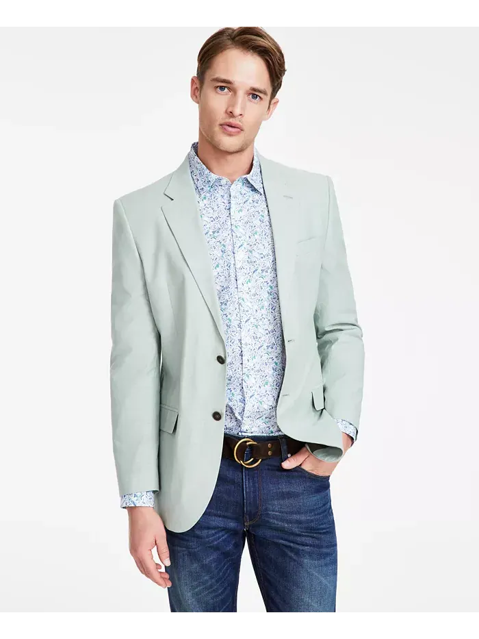 Мужской спортивный пиджак Modern-Fit из шамбре Nautica