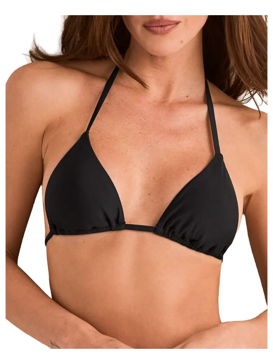Топ бикини треугольной формы Tenny Swimwear Adore Me — изображение 1 из 4, черный