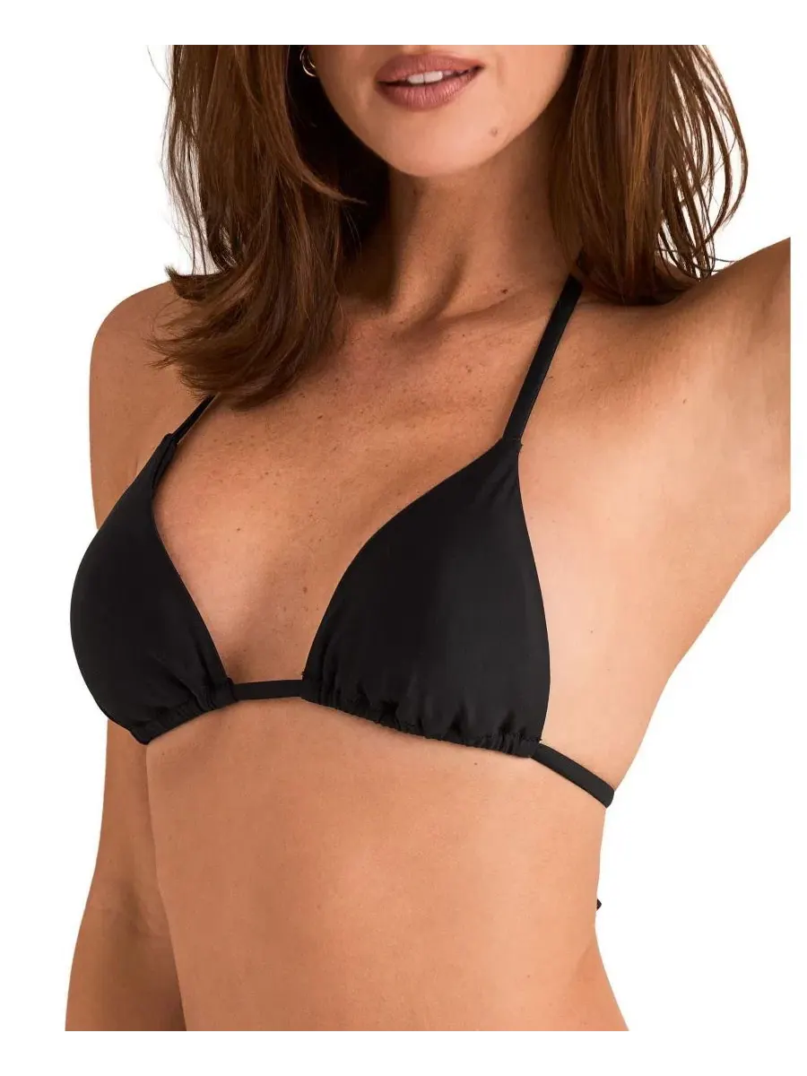 Топ бикини треугольной формы Tenny Swimwear Adore Me — изображение 2 из 4, черный