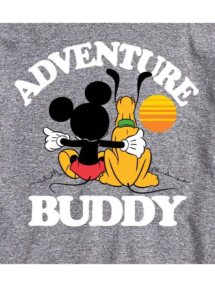Гибридная футболка с коротким рукавом Disney Adventure Buddy для мужчин AIRWAVES — изображение 3 из 6