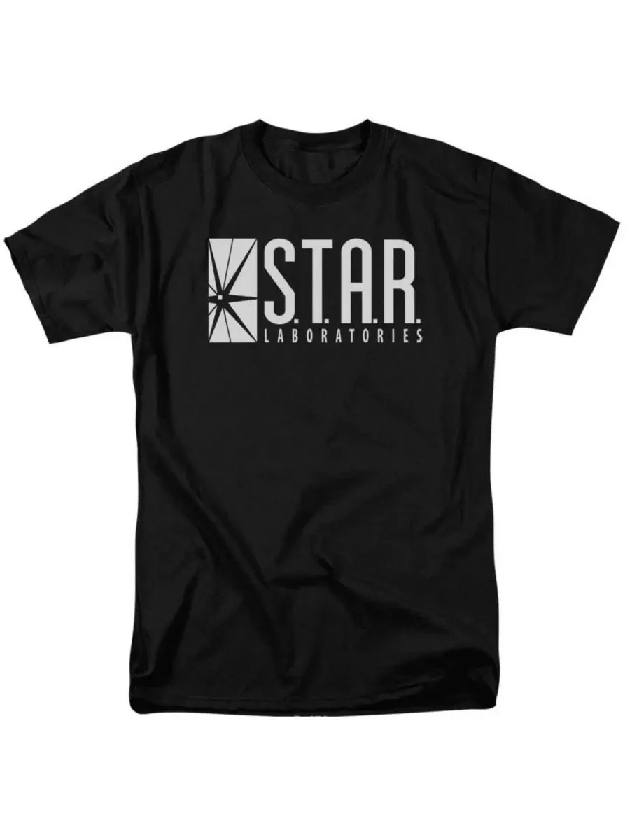 Футболка с принтом The S.T.A.R. Flash — черный