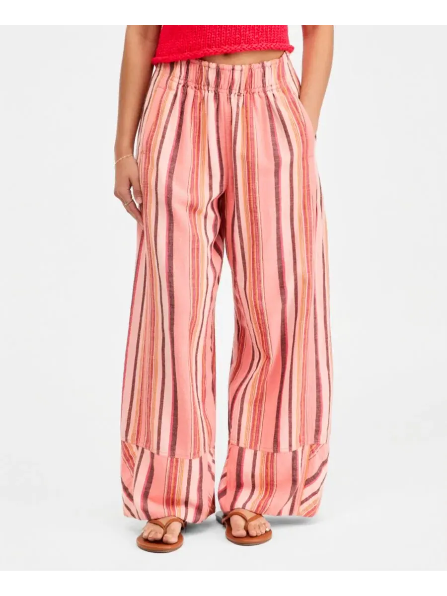 Широкие брюки с принтом Days End Solar Stripe Free People — изображение 2 из 4, комбинированный