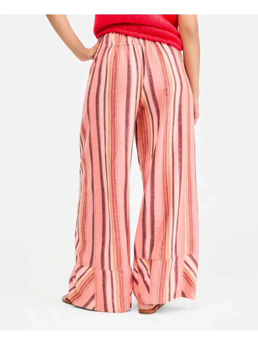 Широкие брюки с принтом Days End Solar Stripe Free People — изображение 4 из 4, комбинированный