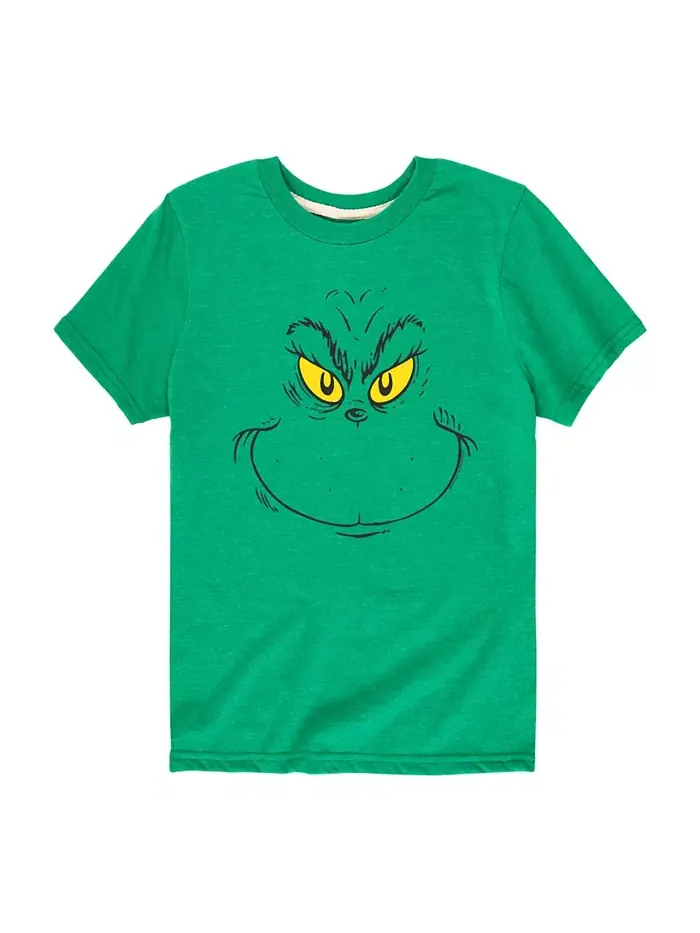 Футболка с принтом Big Boys с коротким рукавом The Grinch — зеленый
