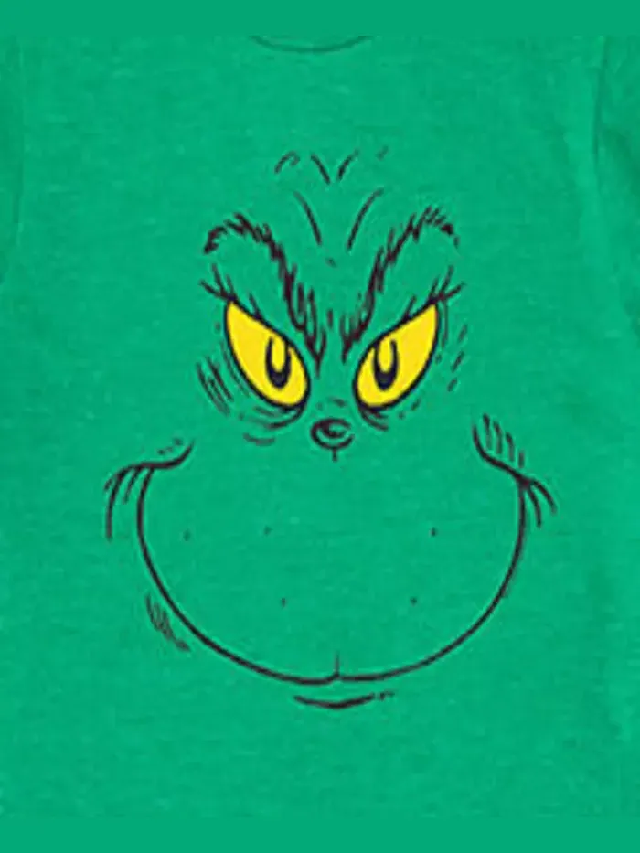 Футболка с принтом Big Boys с коротким рукавом The Grinch — изображение 3 из 3, зеленый