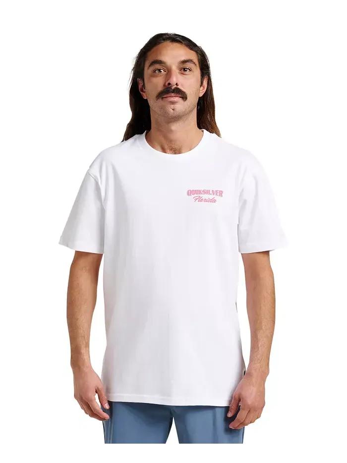 Мужская футболка Florida Time Quiksilver — изображение 2 из 3, белый