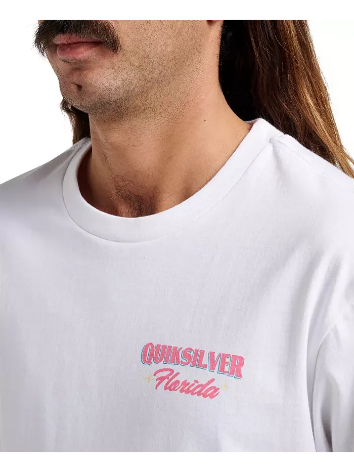 Мужская футболка Florida Time Quiksilver — изображение 3 из 3, белый