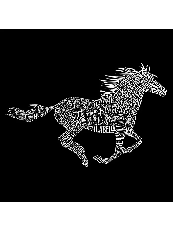Мужская худи с принтом - Mustang LA Pop Art — изображение 2 из 3, черный