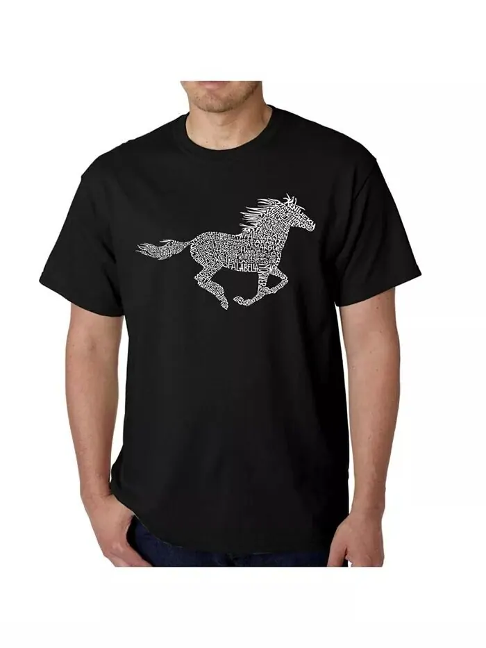 Футболка мужская Word Art - Mustang LA Pop Art — изображение 1 из 3, черный