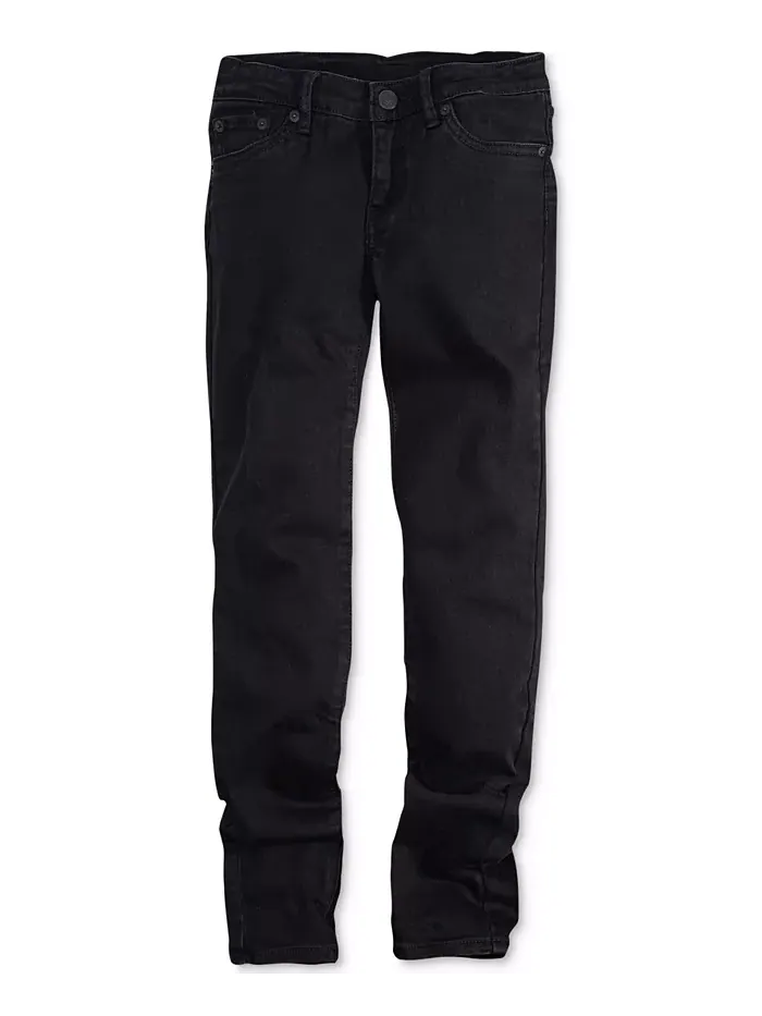 Джинсы Big Girls 710 Super Skinny Levi's — изображение 1 из 2, глубокий черный